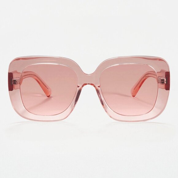 Chimi - #10 Acetate Sunglasses - Pink, Pink Lens - Picture 1 of 10